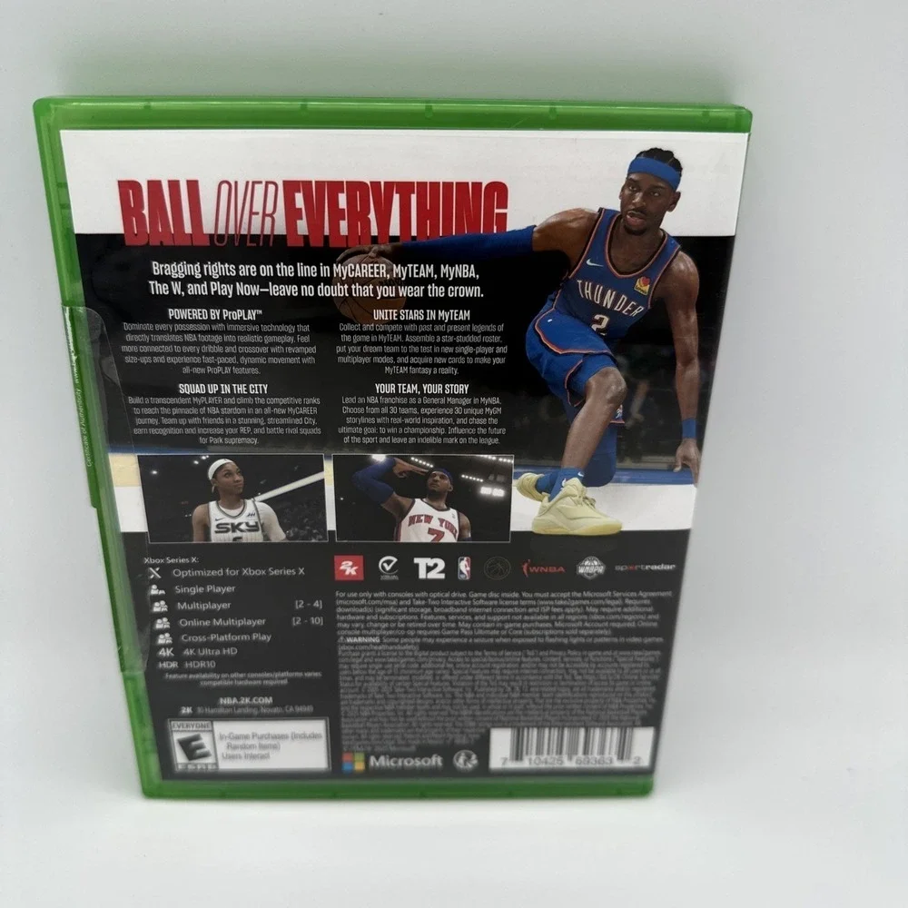 N/A product nba
